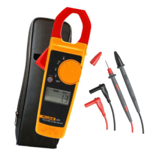 Fluke 323 True-RMS 400A Clamp Meter, Protective Case C15b & TL71 Leads (KIT8R)