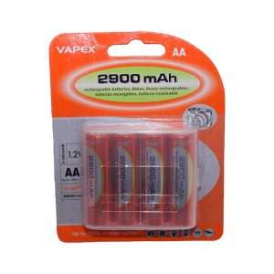 Vapex Hi-Capacity 2900mAh Rechargeable Battery 4 Pack