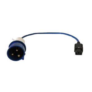 Leaderman 23032PIECS PAT Testing Adaptor 240v (32A) Blue Plug and IEC (Kettle Plug) Connection