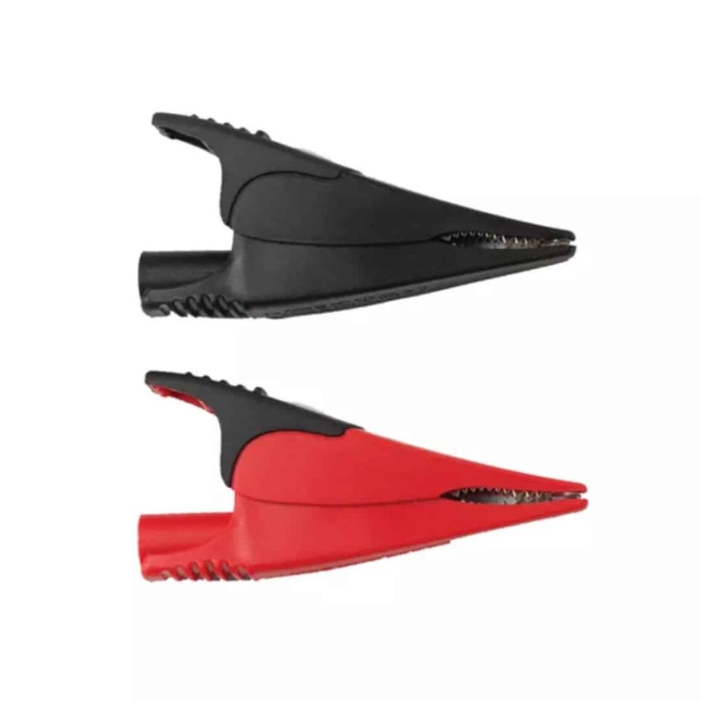 Fluke AC285 SureGrip Black and Red Crocodile/Alligator Clip Set ...