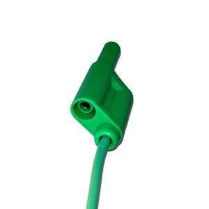 Leaderman LDM-LEA12GRE3 Green Stackable Test Lead Straight (1.2 Metre)