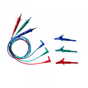 Leaderman LDM-1601F Red/Green/Blue Fused Probes & Croc Clips