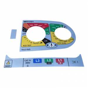 Megger MFT1721 Multifunction Tester Spare/Replacement Label Set (1008-575)