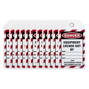 Leaderman LDM-TAG3 Double Sided Lock Out Tag Do Not Operate (Pack Of 10)