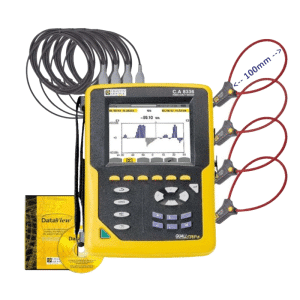 Chauvin Arnoux CA8336 Qualistar+  3 Phase Power Analyser Logger with Voltage Leads, Current Clamps, Data Software