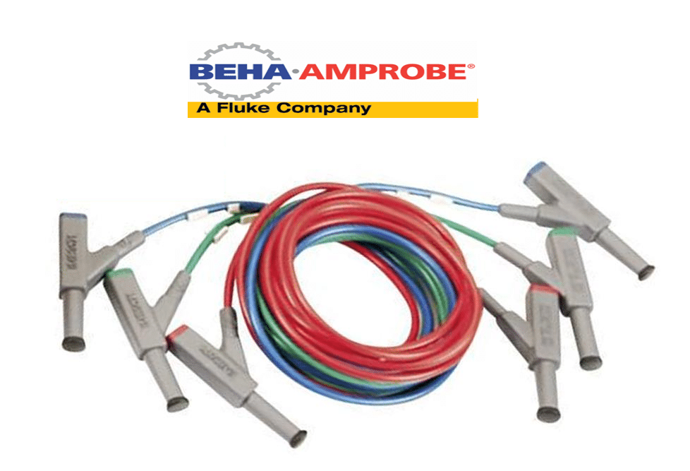 Fluke/Amprobe PROINSTALL Multifunction Tester 3 Wire Test Lead Kit Red