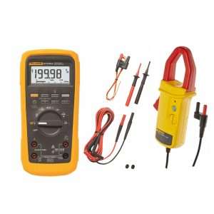 Fluke 87V/i410 Industrial Multimeter Plus 400Amp Current Clamp Combo Kit for Industrial applications