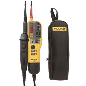 Fluke T150 Two Pole Voltage and Continuity Tester | Fluke C150 Soft Carrying Case