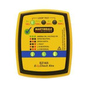 Martindale EZ165 Socket & Non-Trip Earth Loop Tester