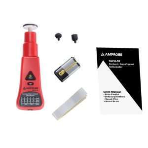 Fluke Amprobe TACH-10 Contact and Non-Contact Tachometer