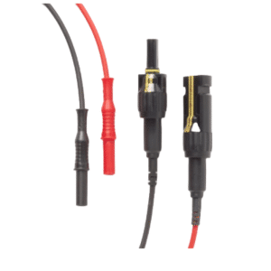 Fluke Pomona Solar MC4 Test Leads, 20A, 1 kV ac/dc, 600 V ac/dc, Black, Red, 1.5m Lead Length