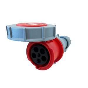 Straight Connector SFN-2352 415V 63A 4P+E IP67 Red Straight Connector Industrial 5 Pin Plug Socket