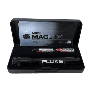 Fluke Mini Maglite AA Torch – Gift Boxed Flashlight with Batteries