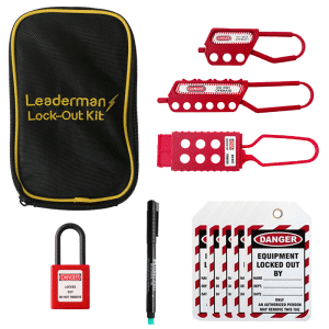 Leaderman LDM-HASP-K4 Full Hasp Lockout Kit