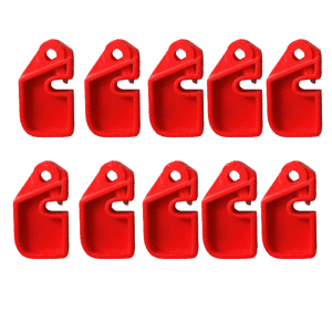 Leaderman LDM-LOK4 Red MCB Lockout/Lockoff Electrical Isolation Device