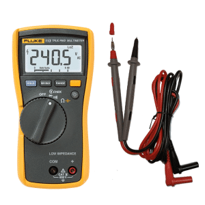 Fluke 113 True RMS Digital Auto Ranging Multimeter with Test lead Set
