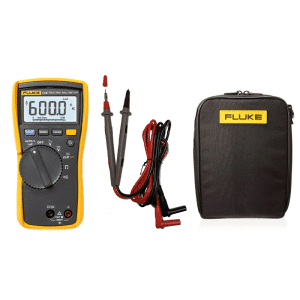 Fluke 114 True RMS Multimeter with Fluke C35 Soft Carrying Case