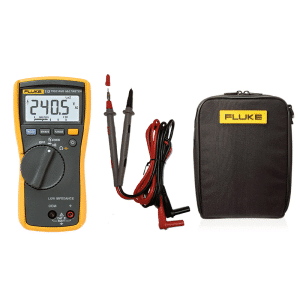 Fluke 113 True RMS Digital Auto Ranging Multimeter with Fluke C35 Case