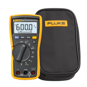 Fluke 115 True RMS Auto Ranging Digital Multimeter with Fluke C35 Soft Case
