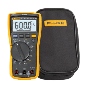Fluke 117 True RMS Digital Multimeter with Fluke C35 Soft Carrying Case