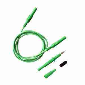 LDM-302 Green Electrical Test Lead Set for Multifunction and PAT Testers
