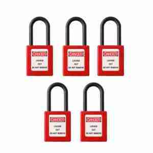 Leaderman LDM-PL8 38mm Fully Insulated Padlock x5