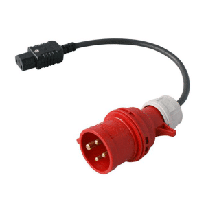 Leaderman 3 Phase Industrial Test Adaptor 415V 16A 4 Pin Plug to IEC Lead LDM-164P