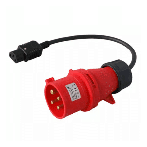 Leaderman 3 Phase Industrial 4 Pin Adaptor 415V 32A Plug to IEC Socket LDM-324P