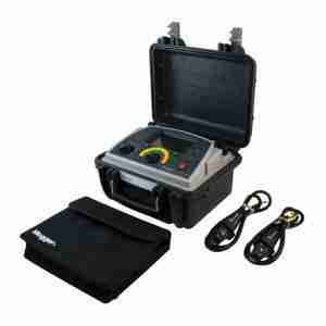 Megger DLRO10HD Digital Low-Resistance Ohmmeter – With DH4-C Duplex Handspikes