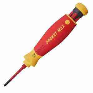 Wiha 45296 Screwdriver with bit magazine PocketMax electric