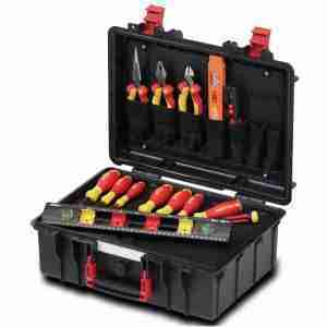 Wiha 45530 18 Piece Apprentice/Electrician Starter Test Kit L-Box Set
