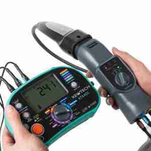 Kewtech KT64DL Multifunction Tester with KEWEVA EV Charge Point Testing Adaptor – Compact, Powerful, and EV-Ready