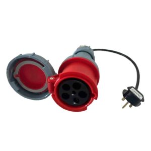 LDM-563S 415V 63A, 5 Pin to 230V UK Plug – PAT Testing Adaptor