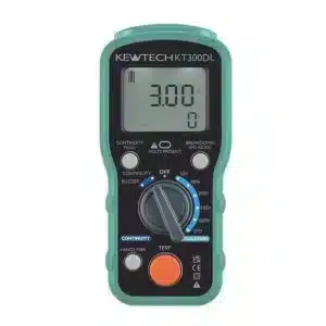 Kewtech KT300DL Insulation & Continuity Tester