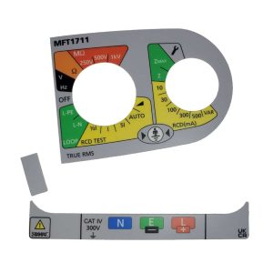 Megger MFT1711 Multifunction Tester Spare/Replacement Label Set (1008-574)