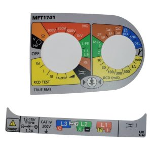 Megger MFT1741 Multifunction Tester Spare/Replacement Label Set (1010-546)