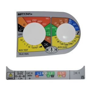Megger MFT1741+ Multifunction Tester Spare/Replacement Label Set (2012-581)