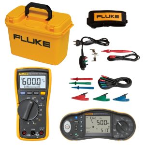 Fluke 115 Digital Multimeter with Fluke 1664FC