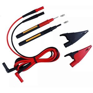 Fluke SureGrip Multimeter & Clamp Meter Red/Black Test Lead Set KIT1R