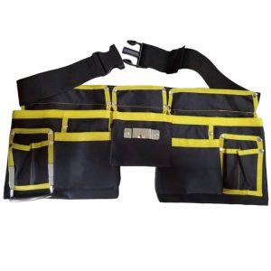Magnetic Tool Belt with Multi-Pocket Tool Pouches | 27 Pockets