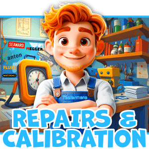 Pixar‑style 3D calibration technician representing a Testermans engineer. Click to shop all calibration services.