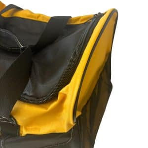 TKIGZNW 17″ Large PVC Tool Bag – Yellow & Black